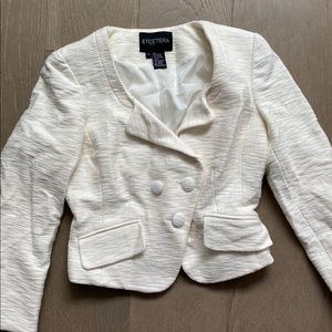 Etcetra White Blazer